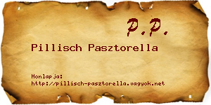 Pillisch Pasztorella névjegykártya